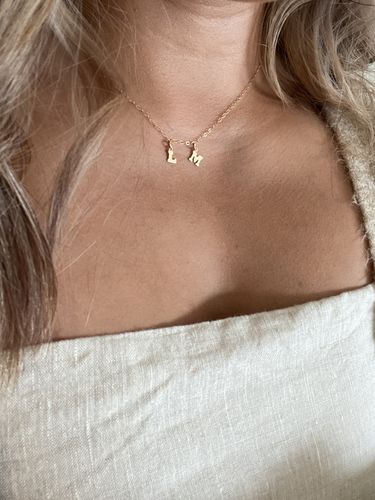 Customer photo review of Name Me Necklace