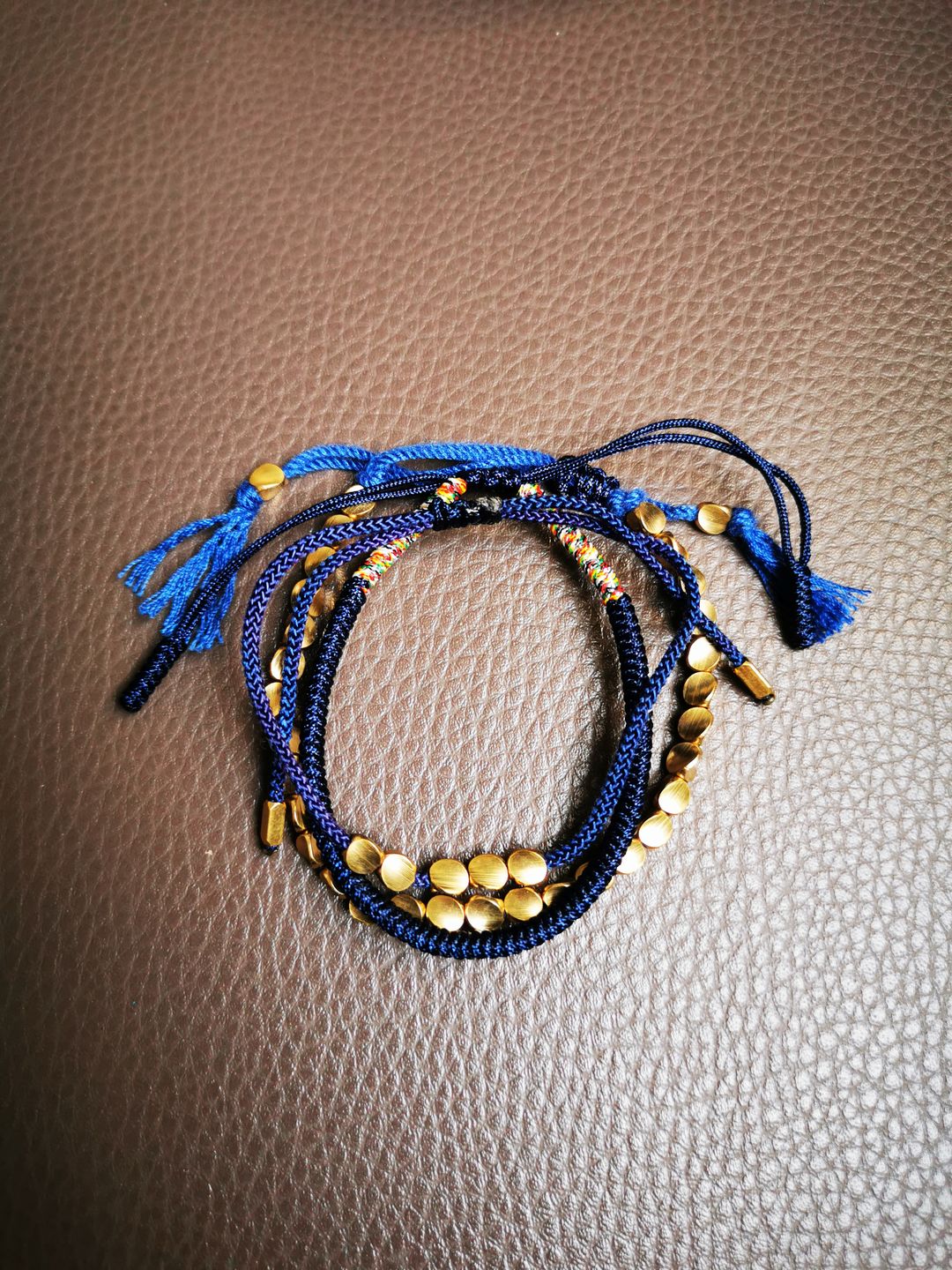 Customer photo review of Trio de bracelets bouddhistes