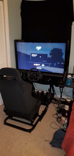 Customer photo review of ART Simulator Single Monitor Mount