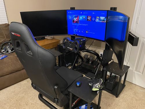 Customer photo review of Simulator Monitor Stand
