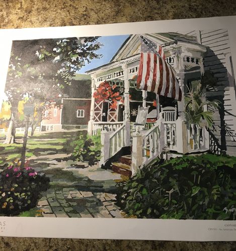 Customer photo review of An American Dream - Paint by Numbers