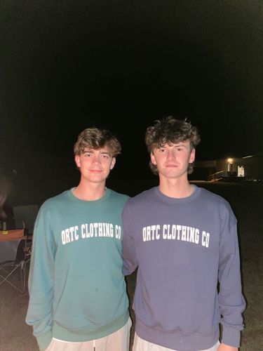 Customer photo review of College Logo Crew Forrest Green
