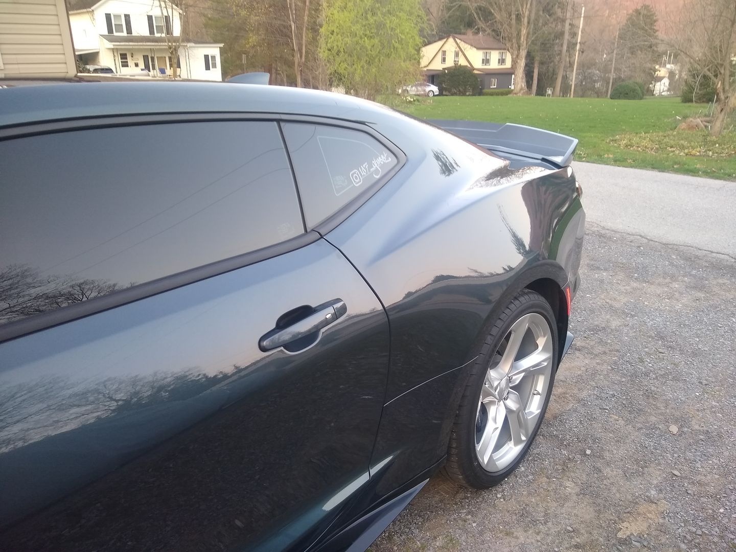 Customer photo review of Camaro EOS Track Package Rear Trunk Spoiler Wing