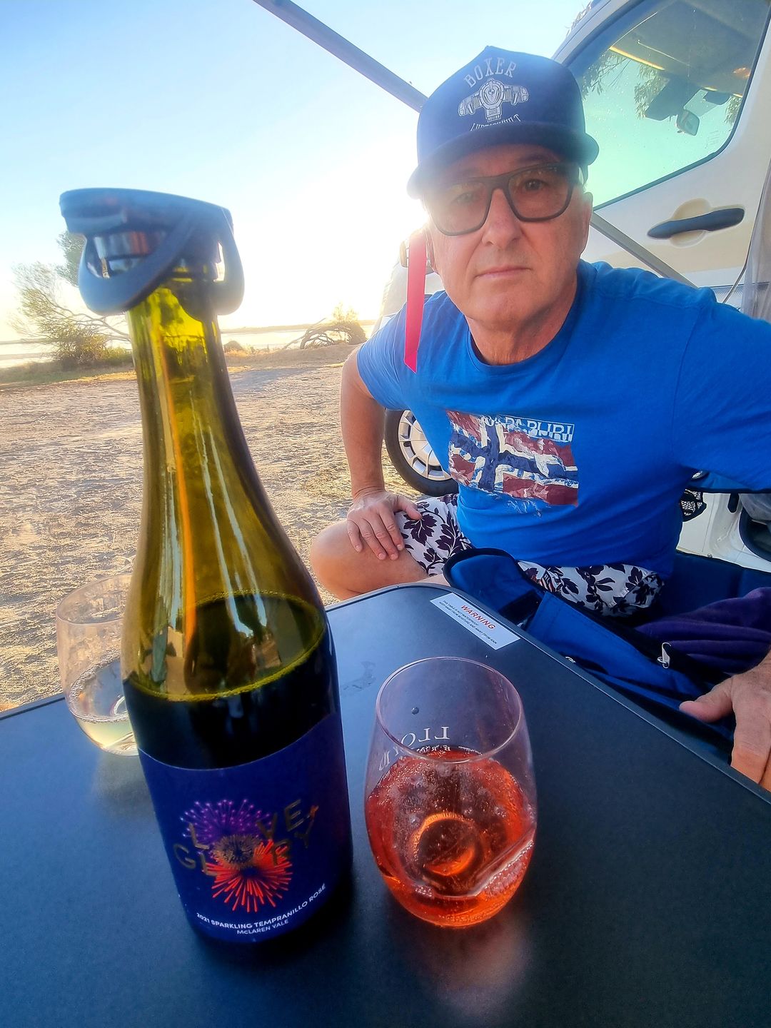 Customer photo review of Sparkling Tempranillo Rosé | 6 Pack