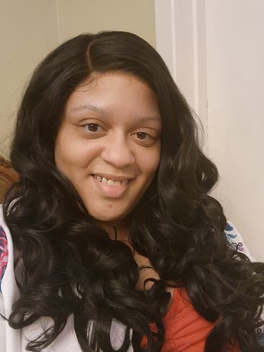 Customer photo review of Outre Melted Hairline Collection - HD Swiss Lace Front Wig Alondra