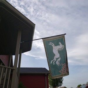 Customer photo review of LOTR Rohan Horse Flag
