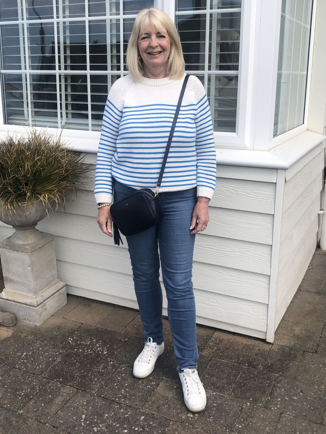 Customer photo review of Leather Lady Cross Body Bag