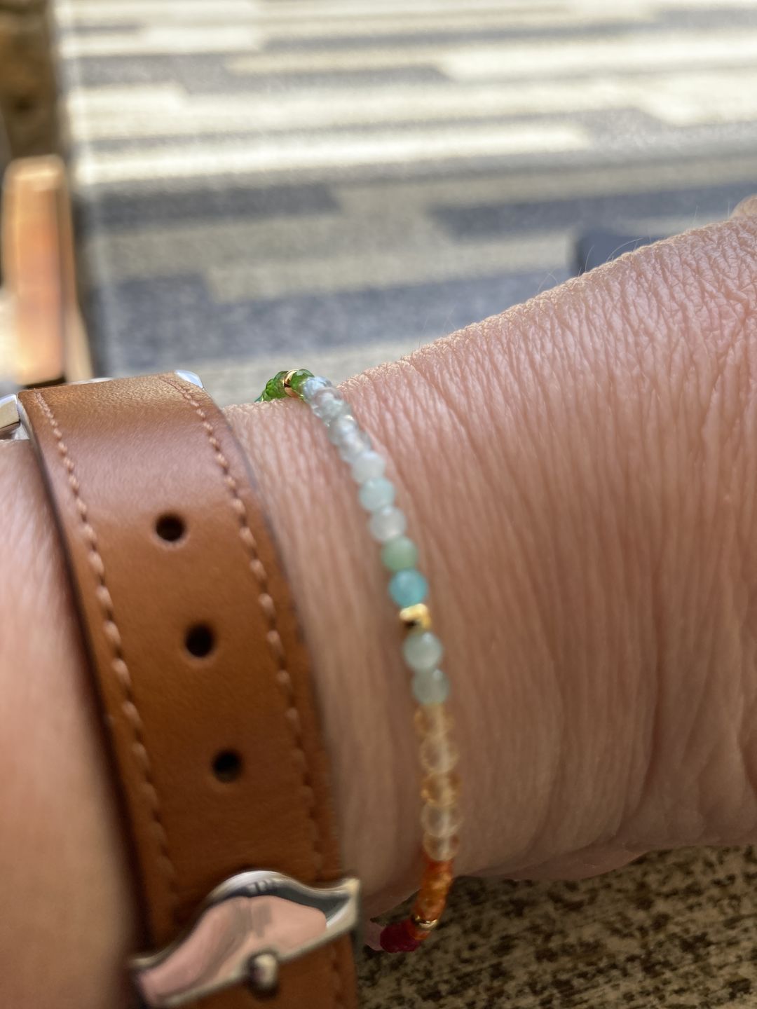 Customer photo review of Bracelet 7 chakras