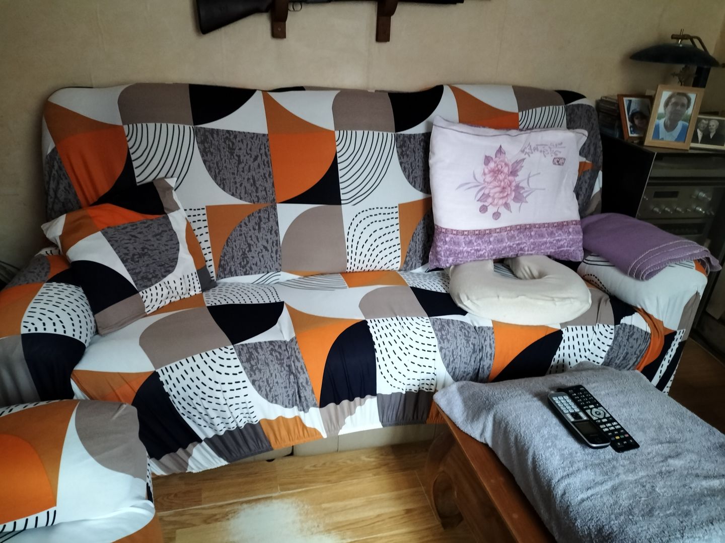 Customer photo review of Vintage - Housses Extensibles de Fauteuil et Canapé