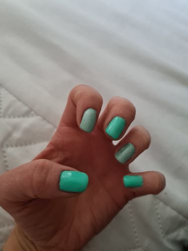 Customer photo review of Bluesky Large No Wipe Top Coat 15ml