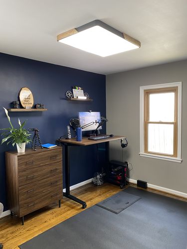 Customer photo review of Modern Dimmable Rectangular Led Flush Ceiling Light