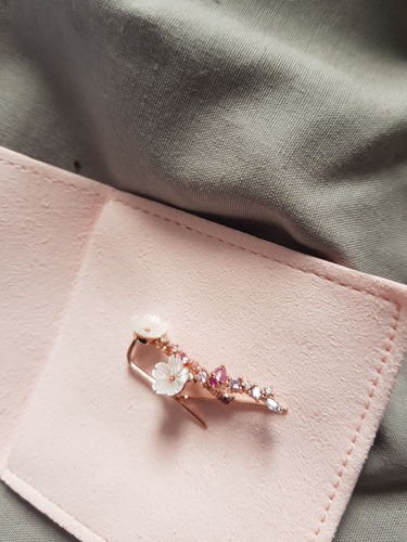 Customer photo review of Boucles d'oreilles Maëline