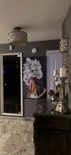 Customer photo review of 'Graceful Flower' Framed Canvas