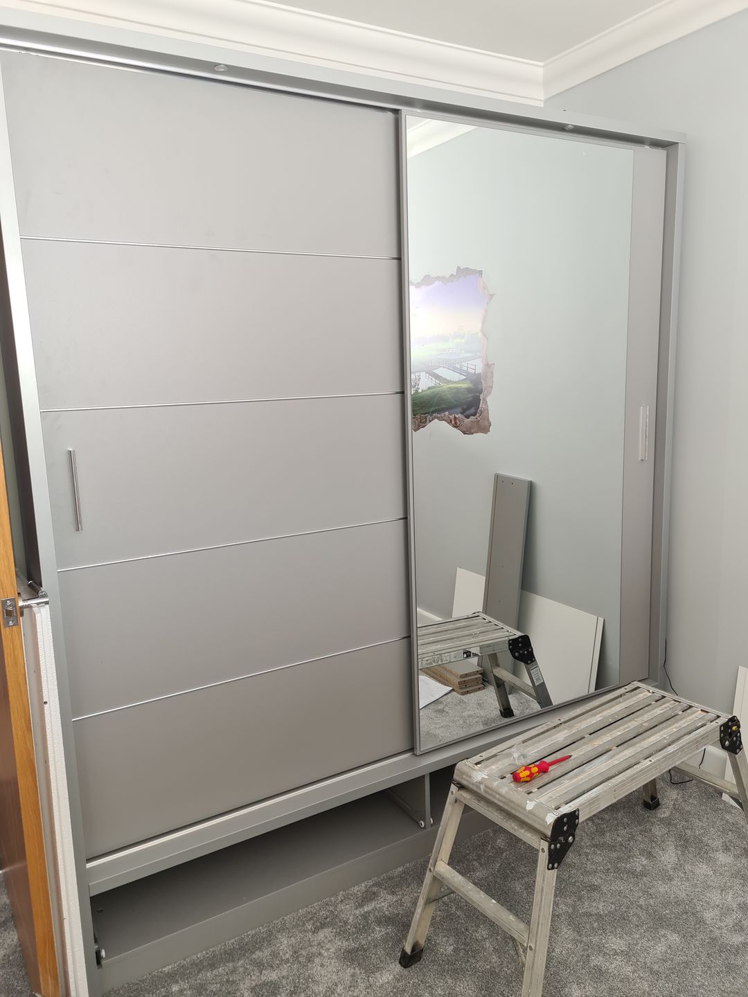 Customer photo review of Arti 5 - 2 Sliding Door Wardrobe 200cm