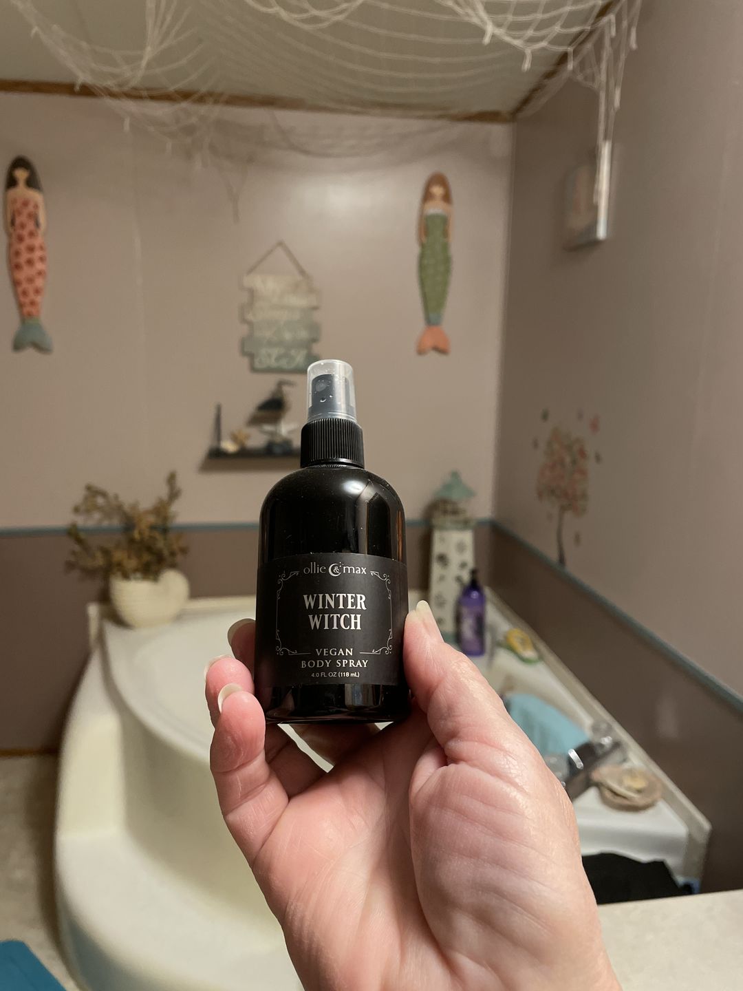 Customer photo review of Winter Witch Body Spray