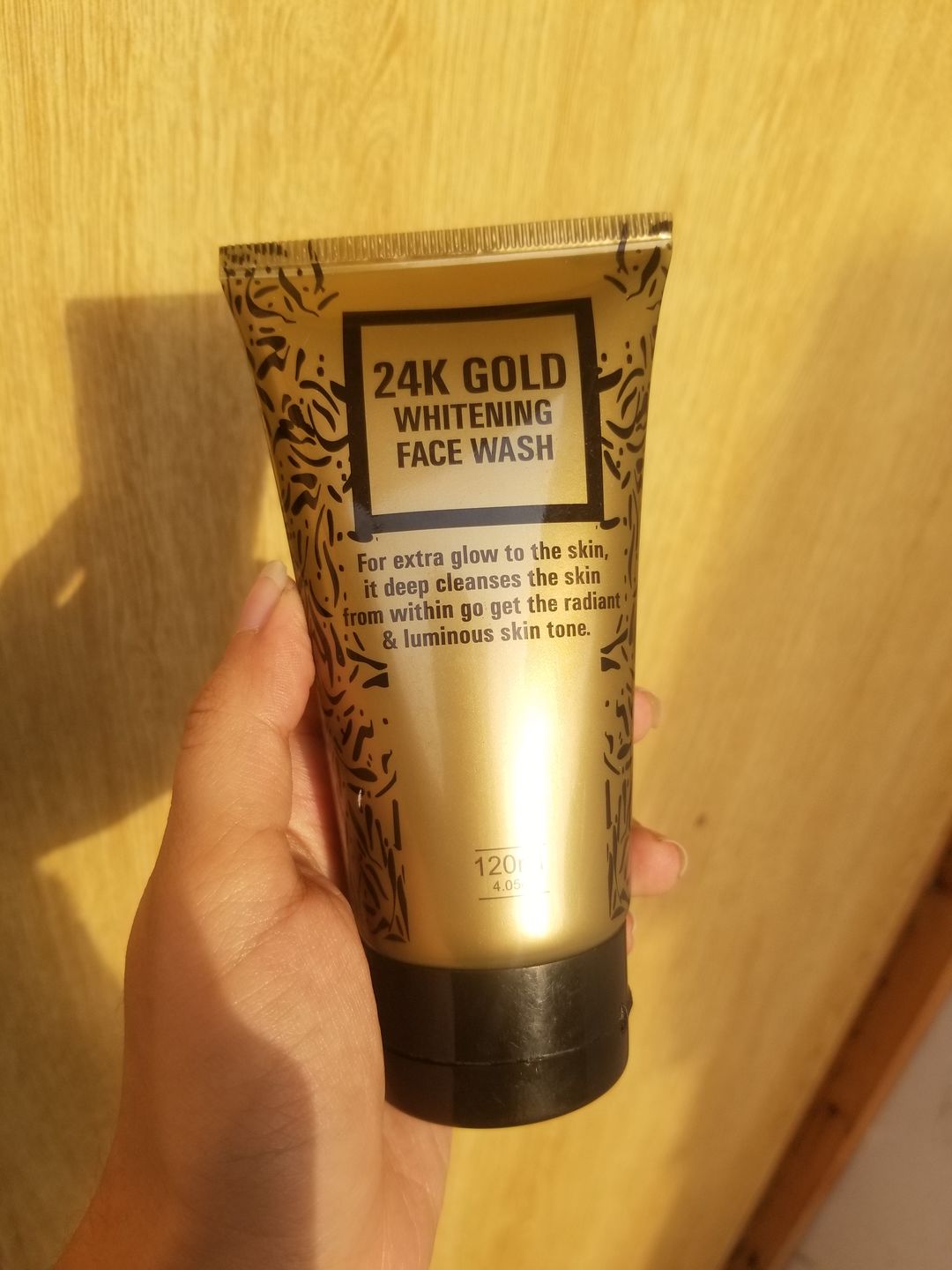 Customer photo review of 24K GOLD – BEST WHITENING FACE WASH