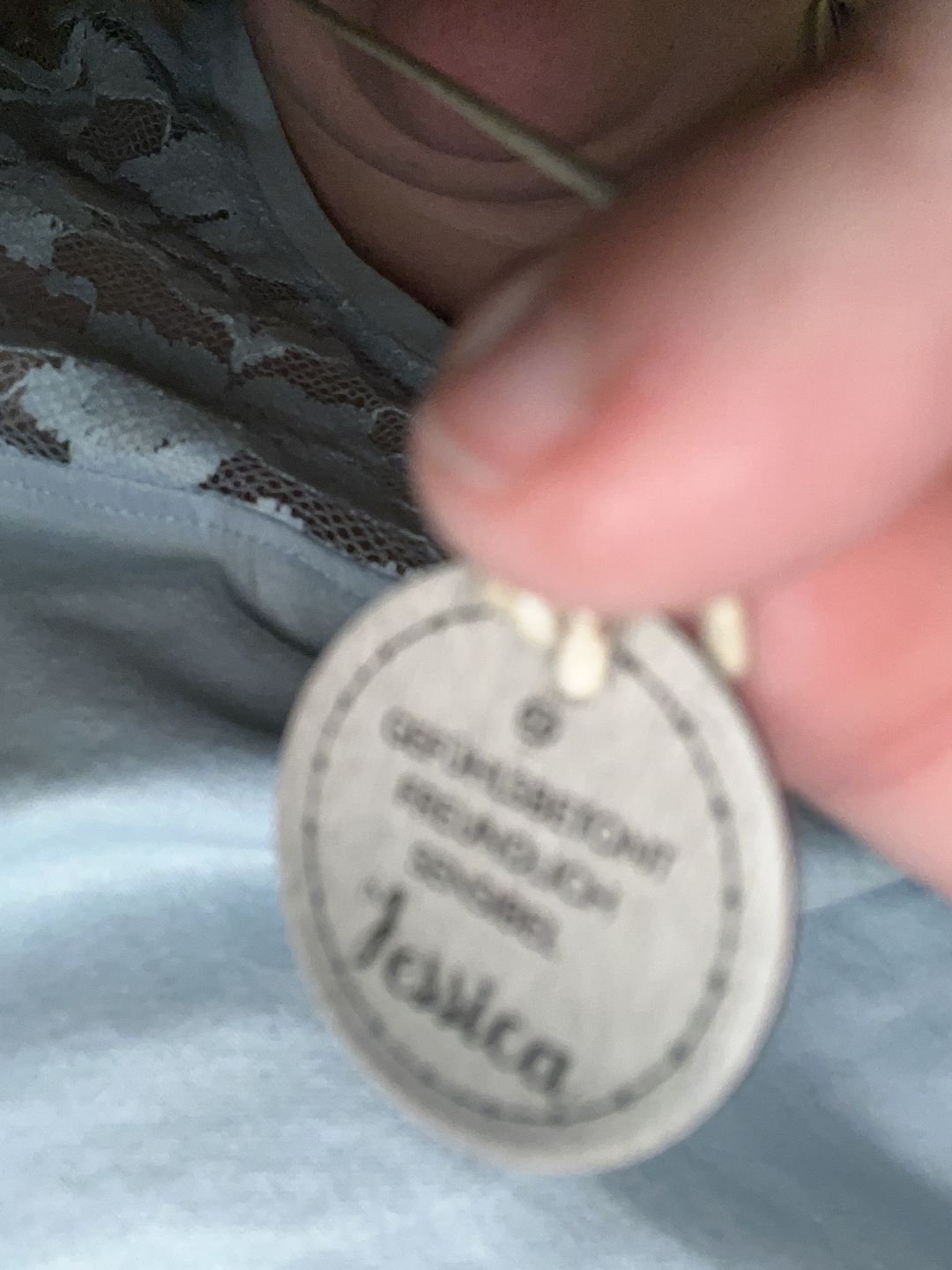 Customer photo review of personalisierbare Halskette "Sternzeichen"