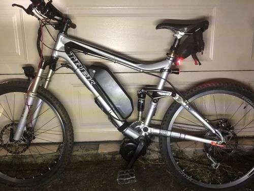 Customer photo review of Bafang 52V 2000W 35A BBSHD BBS03 Mid Drive Conversion Kit & 17.5Ah Battery