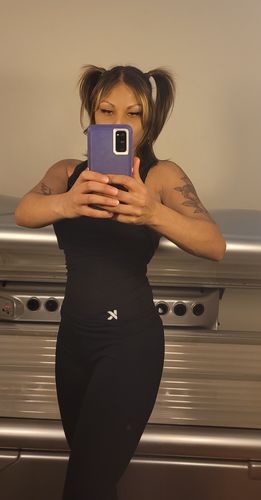 Customer photo review of Women's Heat Trapping Waist Toner