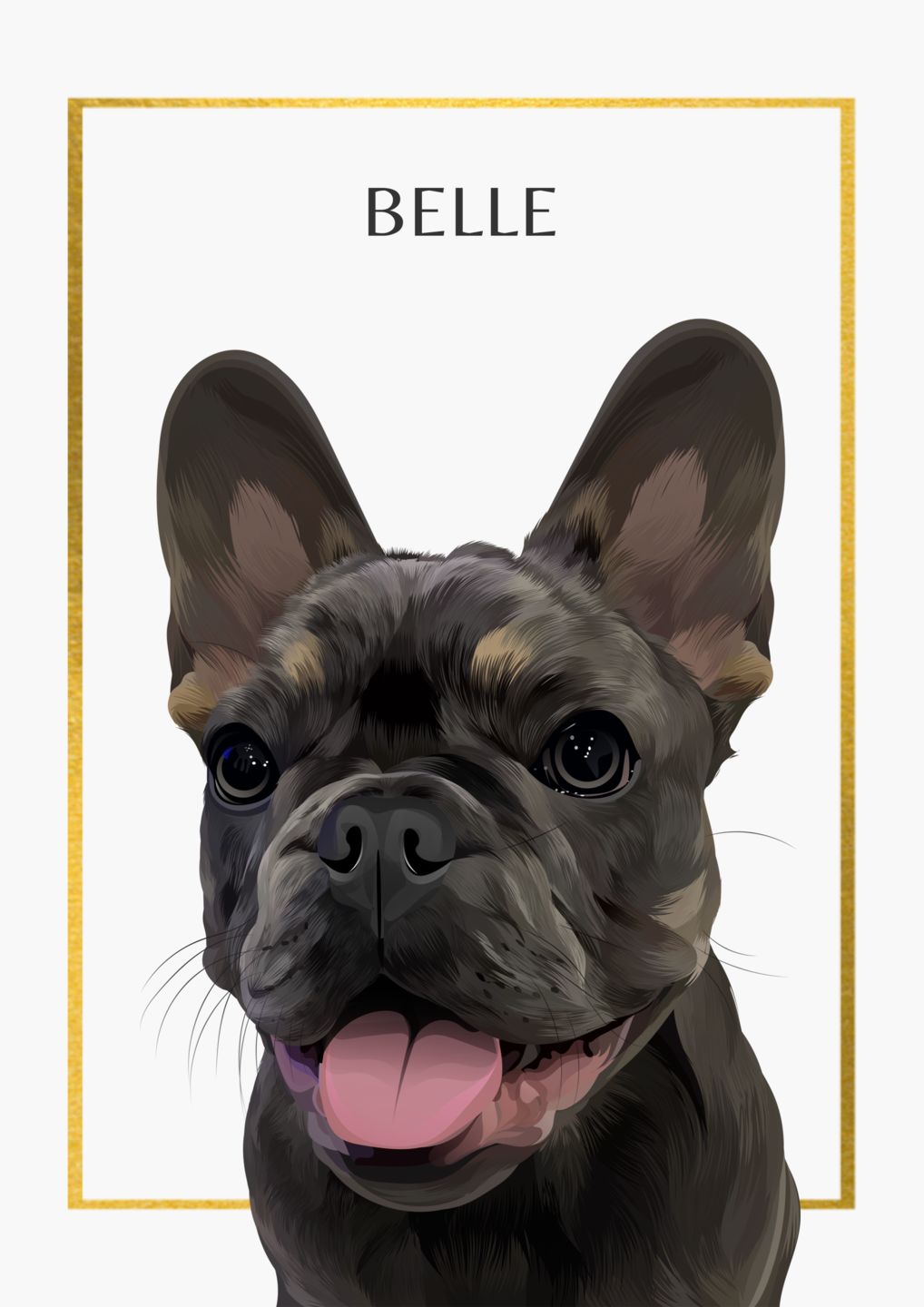 Customer photo review of Custom Pet Portrait (Digital Copy)