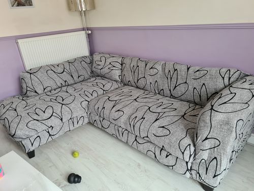 Customer photo review of Housse De Canapé d'Angle - Palustre