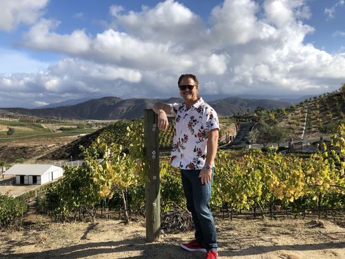 Customer photo review of Men's Casual Floral Print Short Sleeve Shirt