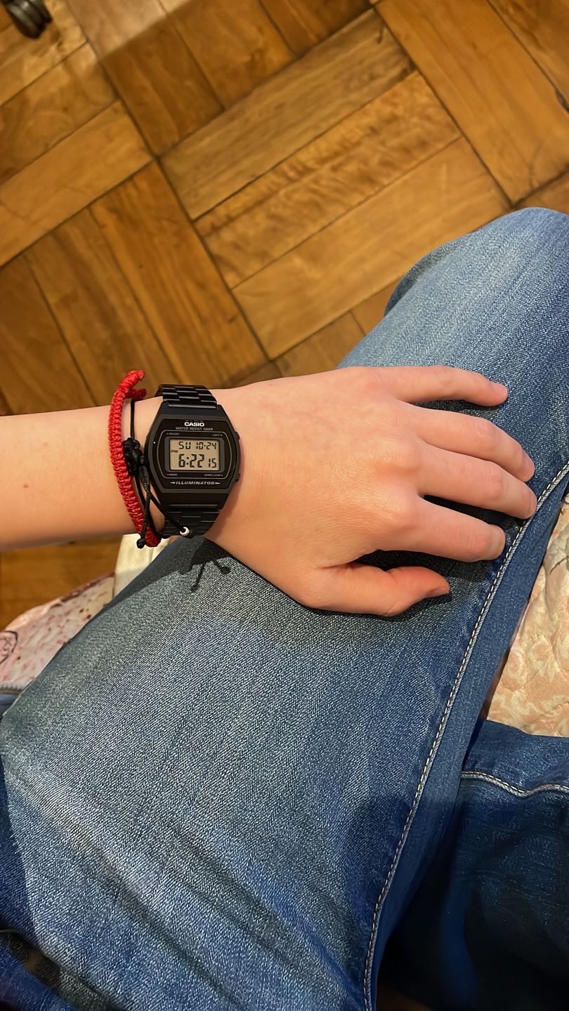Customer photo review of Reloj Casio Vintage B640WB-1ADF Digital Metálico Negro