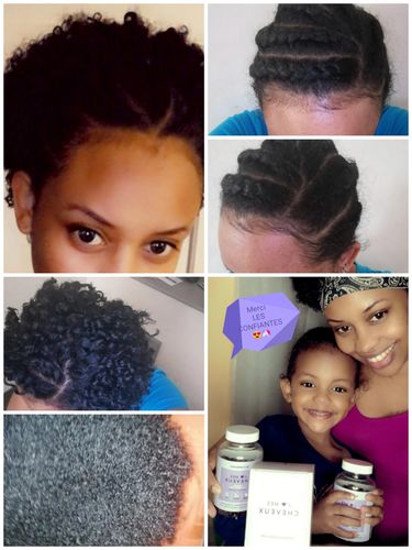 Customer photo review of Cacao en poudre pour cheveux 7 jours