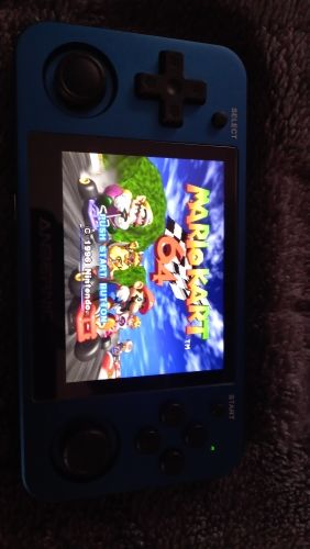 Customer photo review of ANBERNIC RG351MP Metal Retro Handheld Game Console For PS1 PSP N64 GBA FC 10000+ Video Games Player Pocket Console Box With Wifi