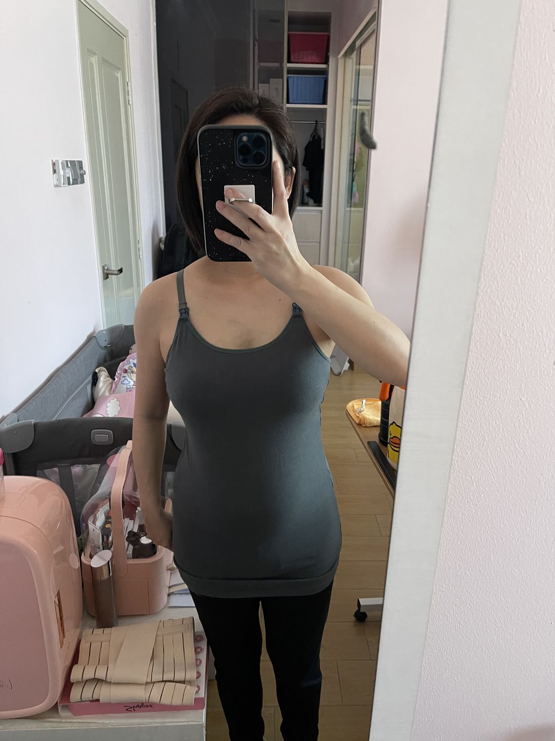 Customer photo review of Ellie Cruz Nursing Cami