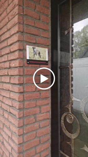 Customer video review of Personalisierbares -Foto- Schild mit Text