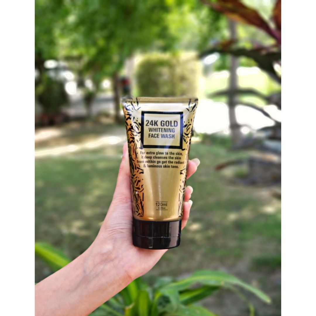 Customer photo review of 24K GOLD – BEST WHITENING FACE WASH