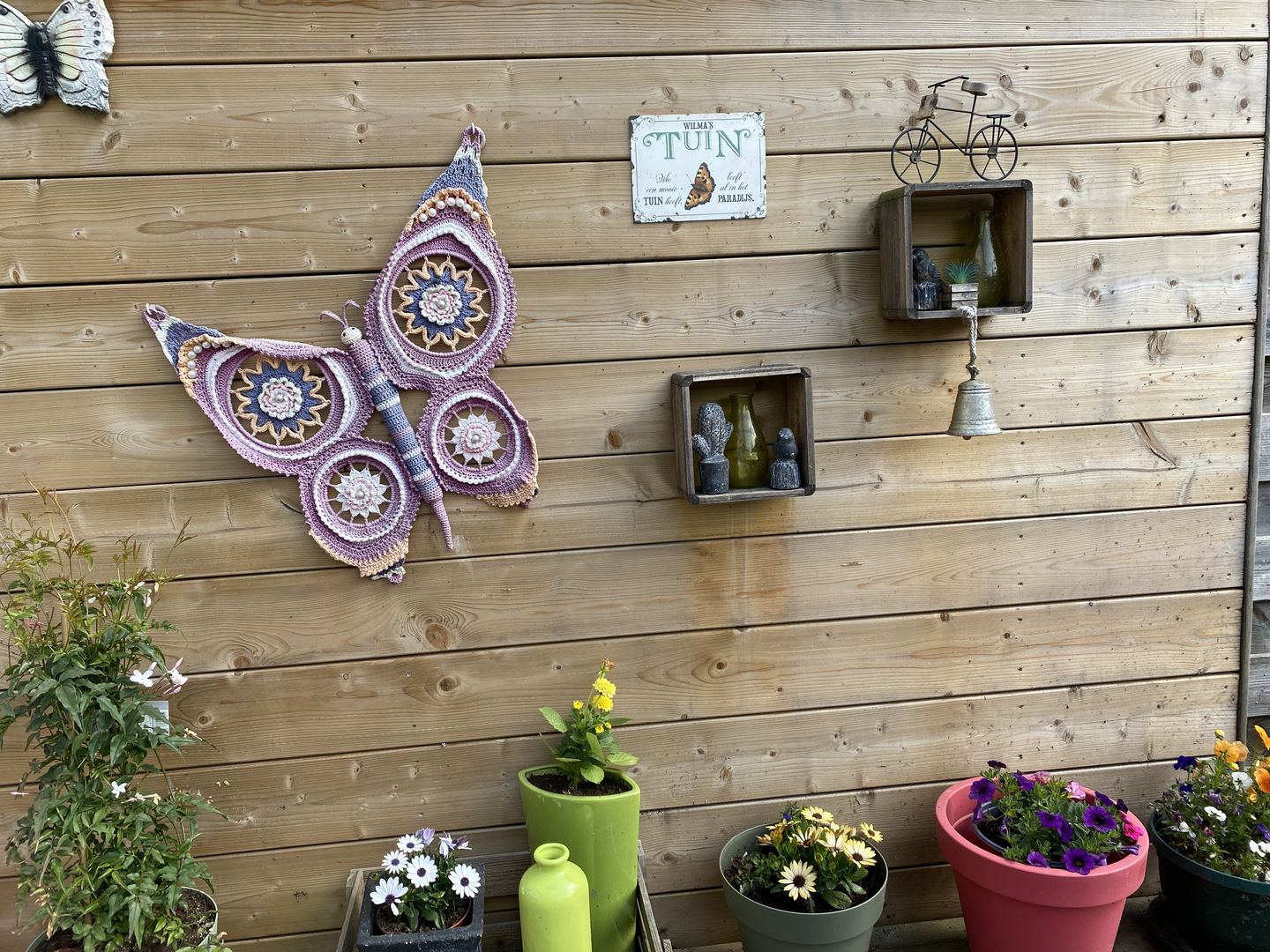 Customer photo review of Tuingeluk - Tuin-deurbord