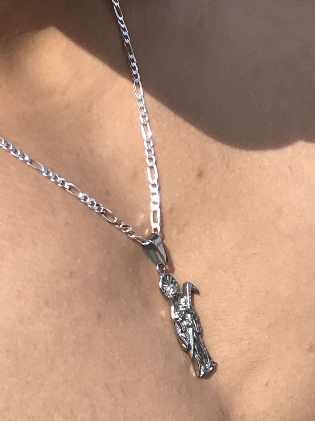 Customer photo review of SANTA MUERTE PENDANT