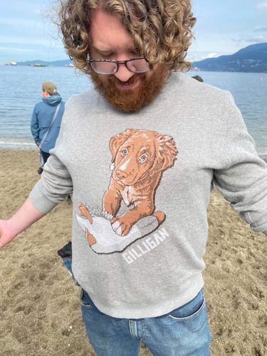 Customer photo review of Full-Body Pet Custom Sweater