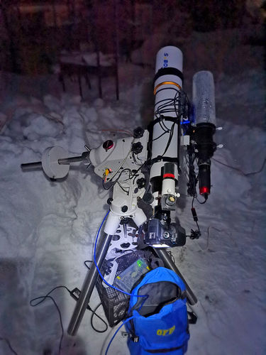 Customer photo review of SVBONY SV503 Professional Astronomical Telescope 102/714 ED Extra Low Dispersion Refractor OTA for Astronomical Observation