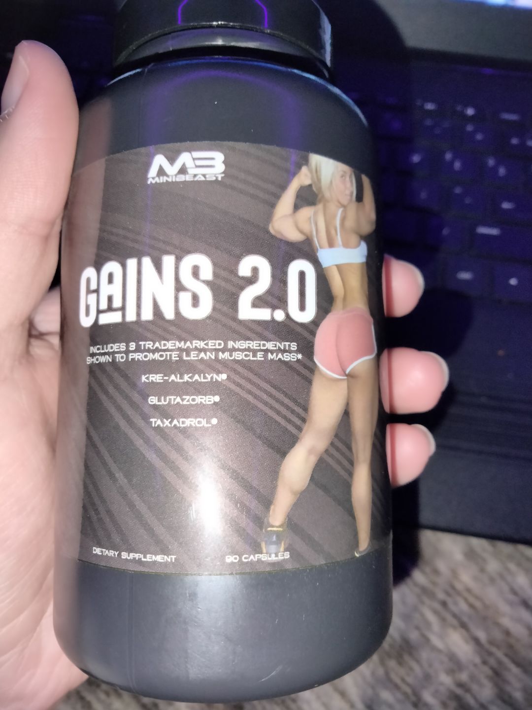 Customer photo review of Gains 2.0