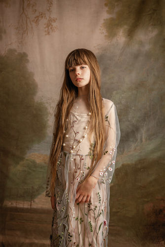 Customer photo review of Kate Custom Photography Fabric Printed Backdrop (Size: width x height)