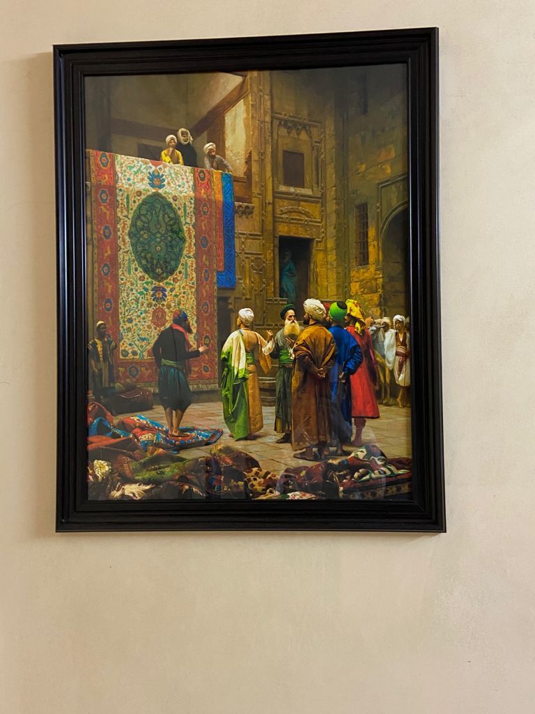 Customer photo review of The Carpet Merchant, Arabic Painting