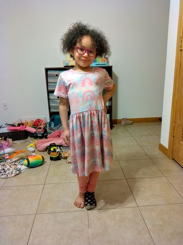 Customer photo review of [Bubblegum] Ruched Leggings