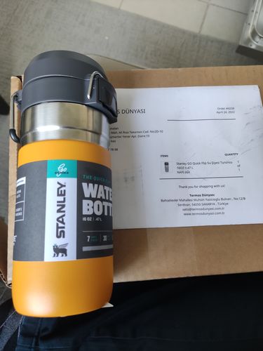 Customer photo review of Stanley GO Quick Flip Su Şişesi Turuncu 16OZ 0.47 L