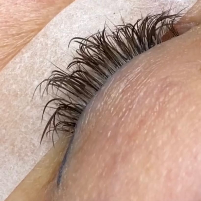 Customer photo review of VELOUR LASH ADHESIVE