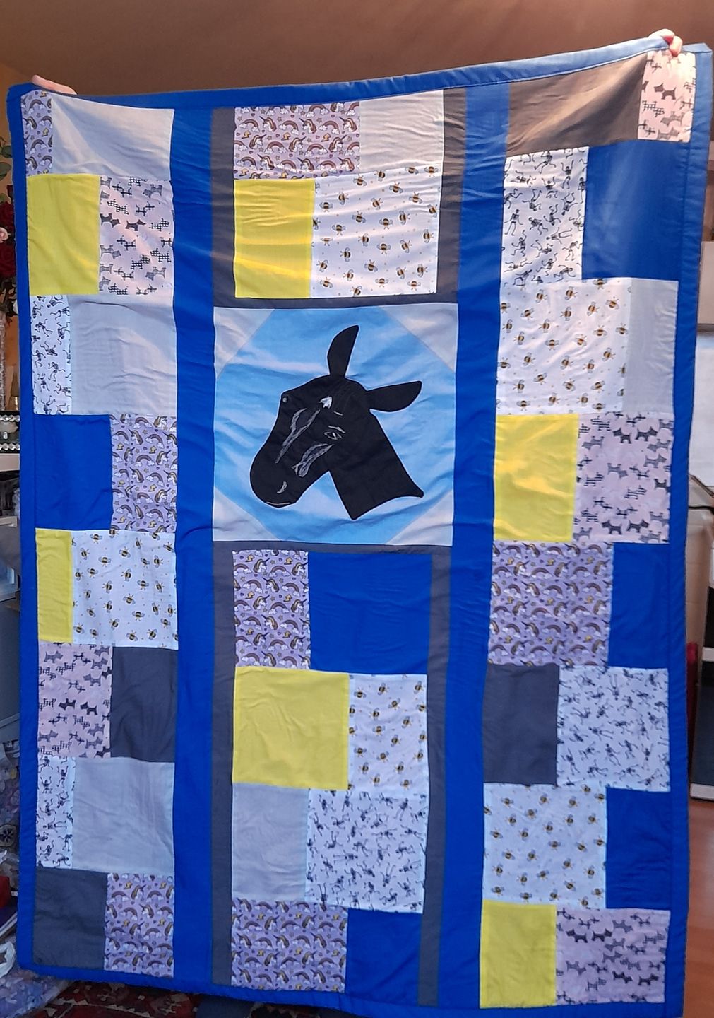 Customer photo review of Scotty Dog Polycotton Fabric