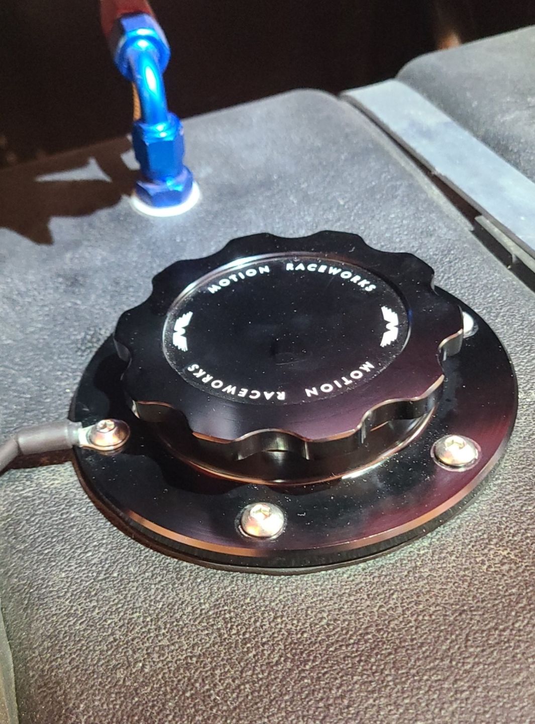 Customer photo review of Motion Billet Fuel Cap (Screw on) 6 bolt w/ Seal and Hardware 27-140