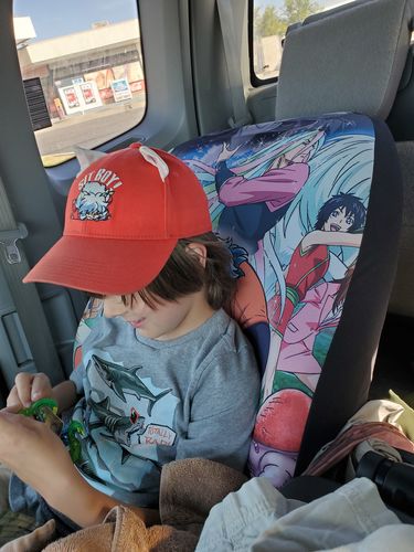 Customer photo review of Toriko Car Seat Covers Custom Anime Car Accessories
