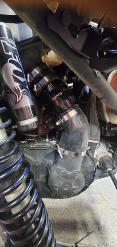 Customer photo review of RPM Can-Am Maverick X3 "ECF" Electric Clutch Fan Kit ~ Lower Clutch / Belt Temperature