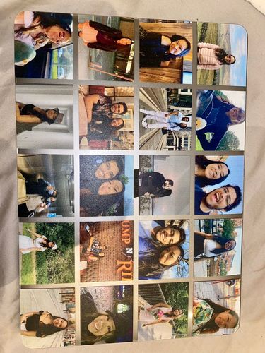 Customer photo review of Multi Photo Collage Macbook Case