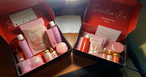 Customer photo review of Seduction Box - Valentines Day Edition