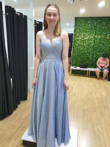 Customer photo review of Fergie Glitter Gown - Light Blue
