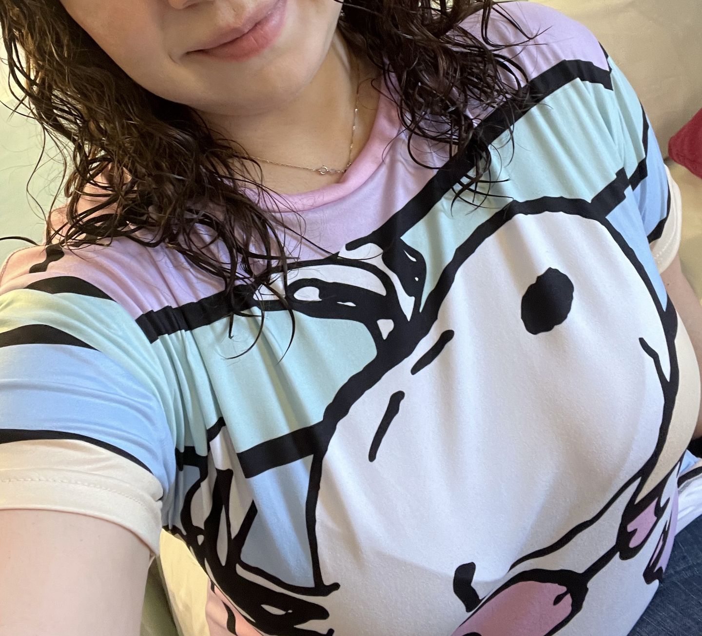 Customer photo review of Playera Snoopy Super Colors